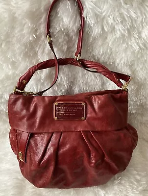 Marc By Marc Jacobs Leather Standard Supply Workwear Hobo  Shoulder Bag Handbag • $54