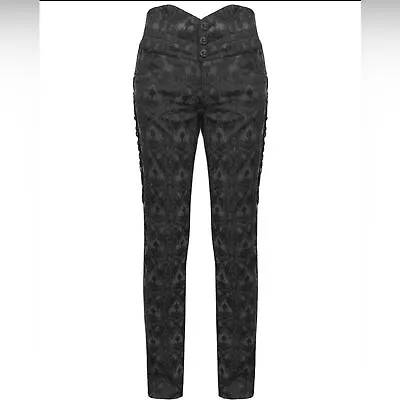 Devil Fashion Mens Obscura Trousers Pants Black Steampunk VTG Gothic Victorian L • $60