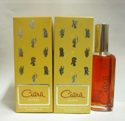 $24 • Buy Revlon CIARA 80 STRENGTH CONCENTRATED COLOGNE SPRAY  2.3 OZ 2 PC LOT