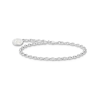 Genuine THOMAS SABO Sterling Silver Charm Bracelet Cold Enamel CX2088 • $59