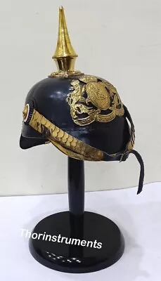 Kaiser Hat Armor Military Costumes Christmas German Pickle Hub Prussian Helmet • $99