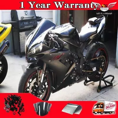 FT Plastics Black Injection Fairing Bodywork Fit For 2004-2006 Yamaha YZF R1 Q0u • $339.99