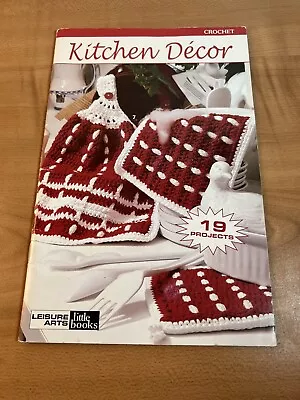 2001 Leisure Arts Kitchen Decor Crochet Pattern Book 19 Projects Vtg 75026 • $8.99