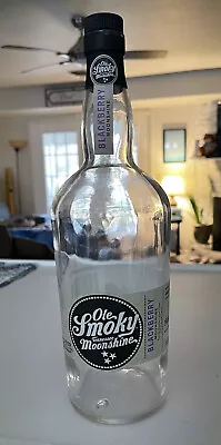 1L Empty Ole Smoky BlackBerry Moonshine Bottle W/stoppper • $3.10