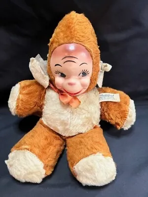 RARE Vintage Monkigund MONKEY Hard Face Antique Toy Plush Gund Monki • $48.74