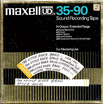 Maxell UD 35-90 Reel-to-Reel Tape - Recorded #2 • $21.99