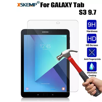 For Samsung Galaxy Tab S3 9.7 T820 T825 Premium Tempered Glass Screen Protector • $18.81