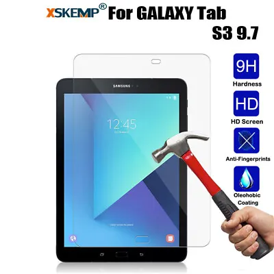 Samsung Galaxy Tab S3 9.7 T820 T825 Premium Tempered Glass Screen Protector Film • $13.60