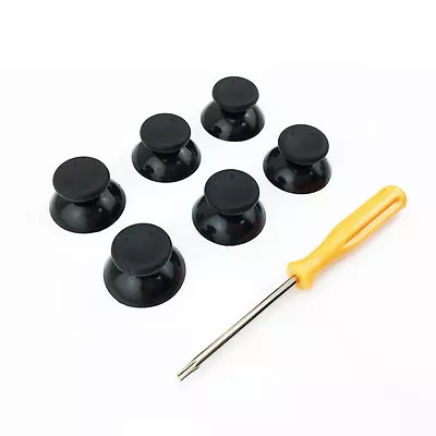 6 Pcs Replacement Analog Joy Rubber Grip Caps Button For Xbox 360 Controller • $3.49