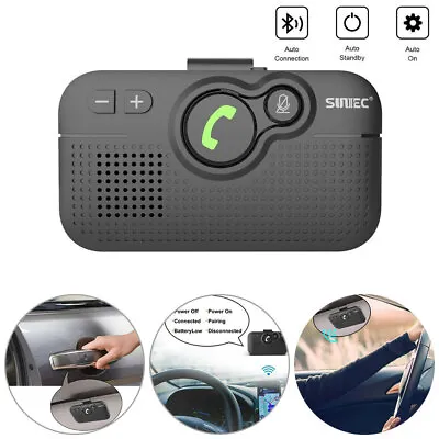 Universal Wireless Car Bluetooth Kit Handsfree Speaker Phone In-Car Speakerphone • £31.06
