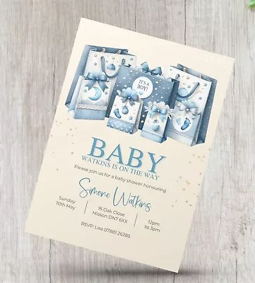 12 X Personalised Baby Shower Invitations Mummy To Be Invites • £4.99