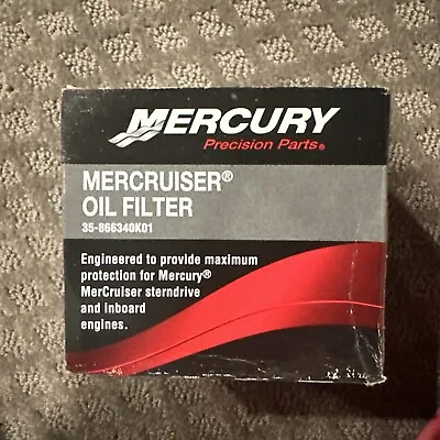 New Mercury Mercruiser Oem Part # 35-866340K01 Filter-Oil • $10