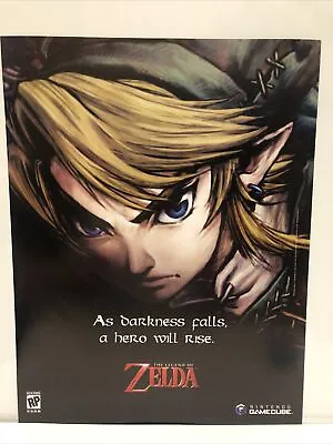 $19.99 • Buy 2005 The Legend Of Zelda Link Nintendo Gamecube Video Game Poster 23.5” X 18”