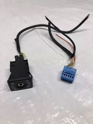 VW Golf Audio AUX Switch Plug Pigtail OEM • $25