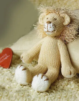 Knitting Pattern - Lion Soft Toy P0340 • £2.15