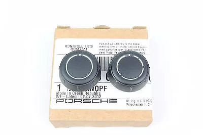 $69.95 • Buy New Genuine Porsche CDR-31 Radio Knob Set Boxster/Cayman/Cayenne 981/958