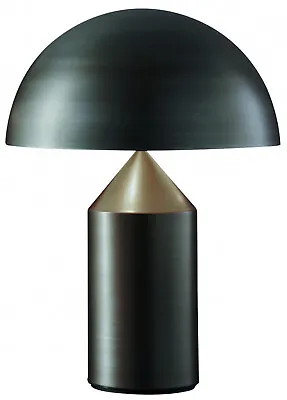 Table Lamp Oluce Atollo 239 BR Bronze - H 50 Cm - 220V Plug EU Vico Magistretti • $1099