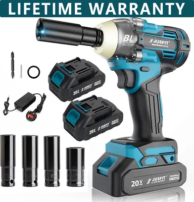 For Makita Cordless Impact Wrench Electric Drill Gun 1/2  Ratchet Driver Battery • £34.99