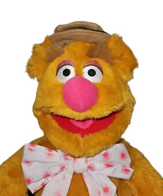 Vintage Muppets Fozzie Bear Plush Jim Henson 2003 Sababa Toys 18  Stuffed  • $45