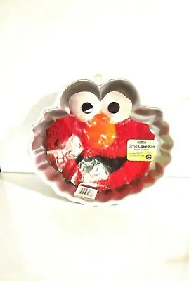 Vintage Elmo Cake Pan By Wilton With Instructions Model 2015-3461 • $14.87