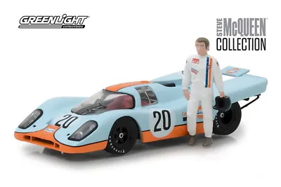 GREENLIGHT 1/43 HOLLYWOOD GULF PORSCHE 917K STEVE McQUEEN NEW • $28.95