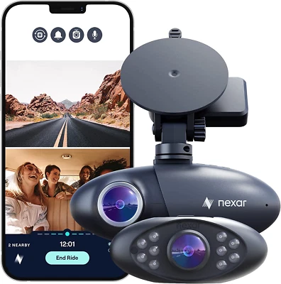 $328.83 • Buy Pro Dual Dash Cam - HD Front Dash Cam And Interior Car Security Camera -  Dash C