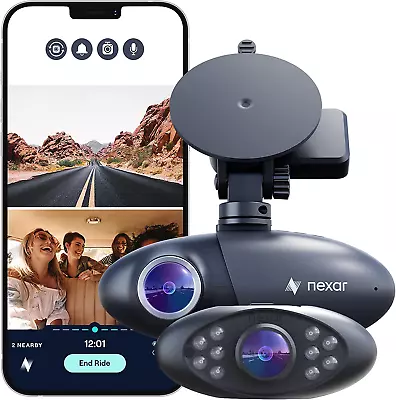 Pro Dual Dash Cam - HD Front Dash Cam And Interior Car Security Camera -  Dash C • $328.83