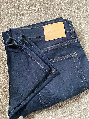 GANT Dark Blue Jeans 36”x34” Slim Fit • £6.05