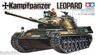 Tamiya 35064 1/35 Scale Model Kit West German Medium Tank Kampfpanzer Leopard • $13.90