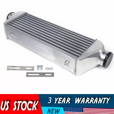 Aluminum Polished Tube & Fin Intercooler 27 X9 X4  3inch Inlet &Outlet Universal • $89