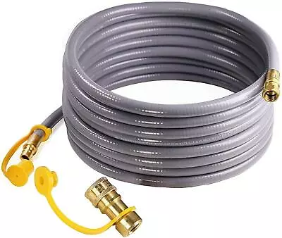 36 Feet 3/8 Inch Natural Gas Hose With Quick Connect For BBQ Gas Gril  • $74.69