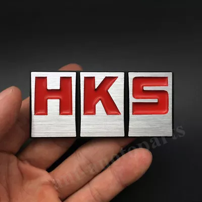 Metal HKS Power&Sports Car Trunk Tailgate Rear Emblems Badge Decal Sticker JDM • $8.99