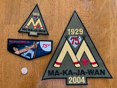 2004 Ma Ka Ja Wan 75th Anniversary Set Northeast Illinois Council Boy Scouts • $12