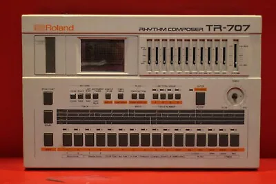 Vintage Roland TR-707 Analog Drum Rhythm Machine Sequencer TR 707 U1909 230202 • $382.49