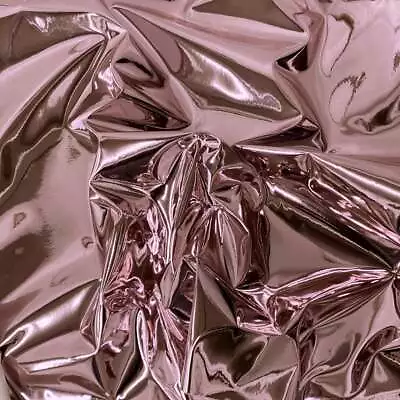 Pink Chrome Reflective Mirror Vinyl Crafting Upholstery Fabric - BTY - 54  • $21.95