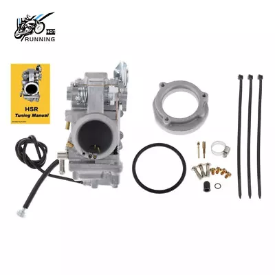 Smoothbore Carburetor For Mikuni HSR45 45mm Harley Davidson EVO Twin Cam TM45-2K • $102.99