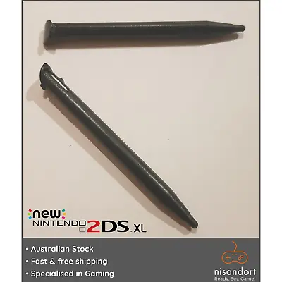 2x Nintendo 2DS XL Stylus Black 🕹 (JAN-004) - Free Post - Aust Seller • $5.25