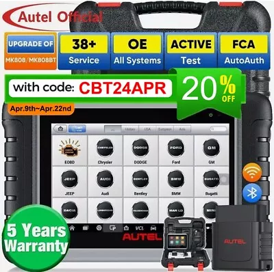 Autel MK808BT Pro OBD2 Scanner Auto Car Diagnostic Scan Tool Key Coding PK MK808 • $780