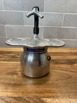 $29 • Buy Vintage Italy Brevettato Aluminum Coffee Espresso Maker 2 Cup - Rare
