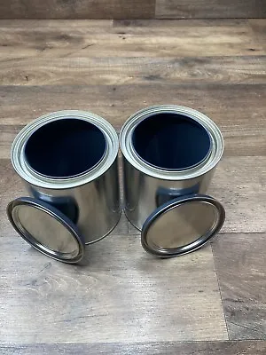 2 Quart Can Round Steel EMPTY PAINT CAN WITH LID Paints Coatings Adhesives  NEW • $6.99