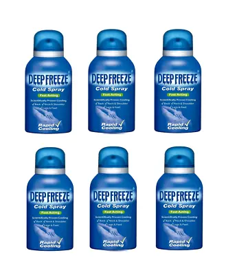 £28.99 • Buy 6 Packs  X Deep Freeze Pain Relief Cold Spray - 150ml