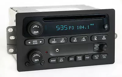 UNLOCKED Chevy GMC 03-05 Truck Radio AM FM CD Player W Auxiliary Input 10357894 • $242.25