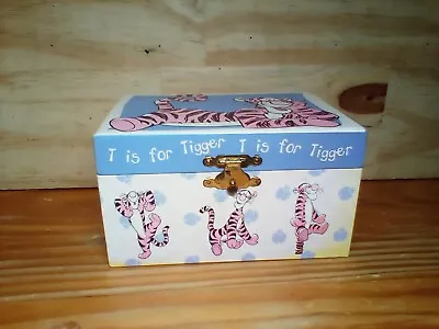 $6.07 • Buy Vintage Disney Winnie The Pooh Tigger Jewelry Trinket Music Box Kreisler