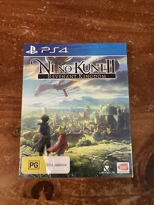 Ni No Kuni II 2 : Revenant Kingdom - Steelbook - PS4 Game - Brand New - Sealed • $80