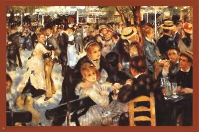 Study For Dancing At The Moulin Rouge By Renoir Poster 18.5  X 12.5  Laminated • $17.49