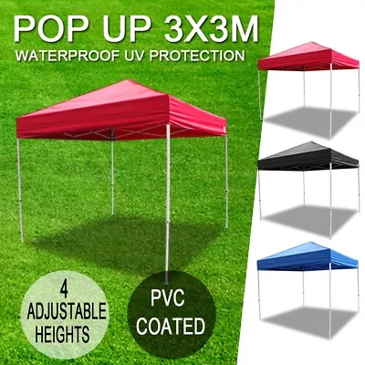 $239.99 • Buy Outdoor Gazebo 3x3m 3x4.5m Folding Pop Up Marquee Shade Tent Canopy AU SHIP