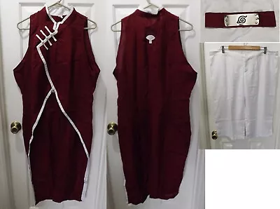 🌈 Vintage Rare Naruto Shippuden Complete Cosplay Costume Size 2xl Xxl Halloween • $18.95