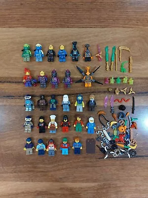 LEGO 28 X Minifigure Star Wars City Ninjago Speed Champions Lot + Accessories • $109.99