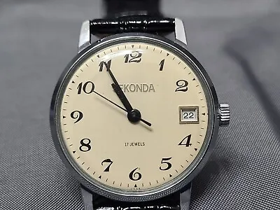 £9.99 • Buy Vintage Sekonda / Raketa 2614.2h 17 Jewel  Watch Keeps Very Good Time