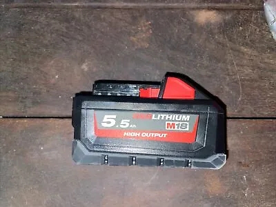 BRAND NEW Milwaukee M18 HB5.5 M18 5.5Ah REDLITHIUM-ION High Output Battery R11 • £70